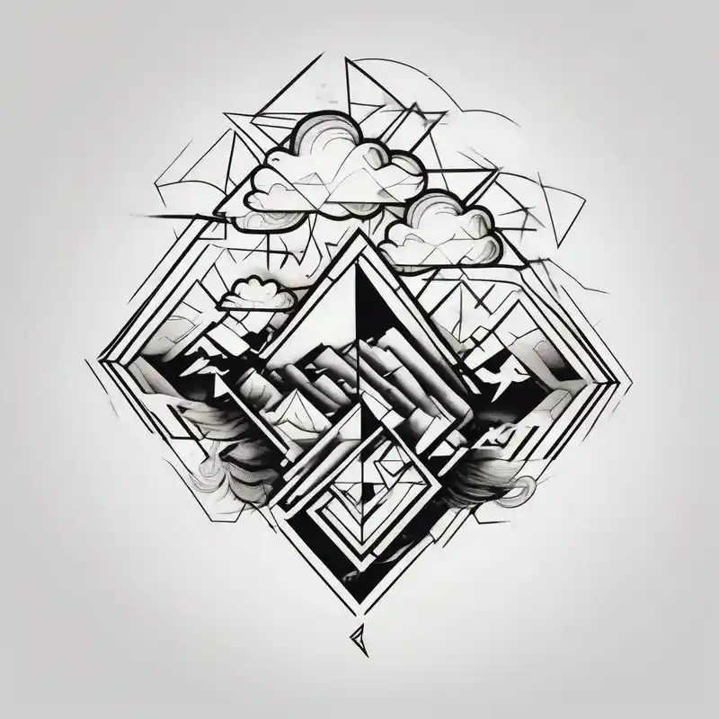 geometric style Idées d'encre de tatouage vert clair en bouteille de 1 oz en 2025 about clouds with lighting 1oz-bottle-light-green and clouds with lighting 1oz-bottle-light-green