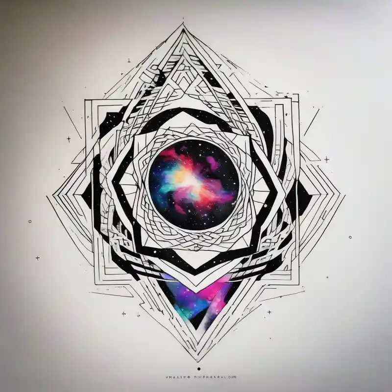 geometric style about space blackhole colorful galaxy nebula blast black_hole blast-over and space blackhole colorful galaxy nebula blast black_hole blast-over