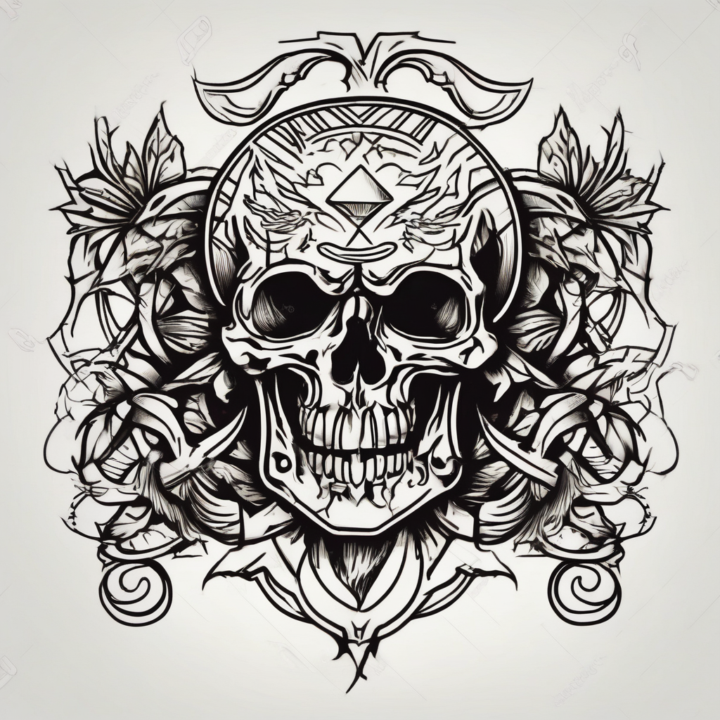 Memorial brother Dennis 24-01-12 brother-sister, AI-generated Old School tattoo design