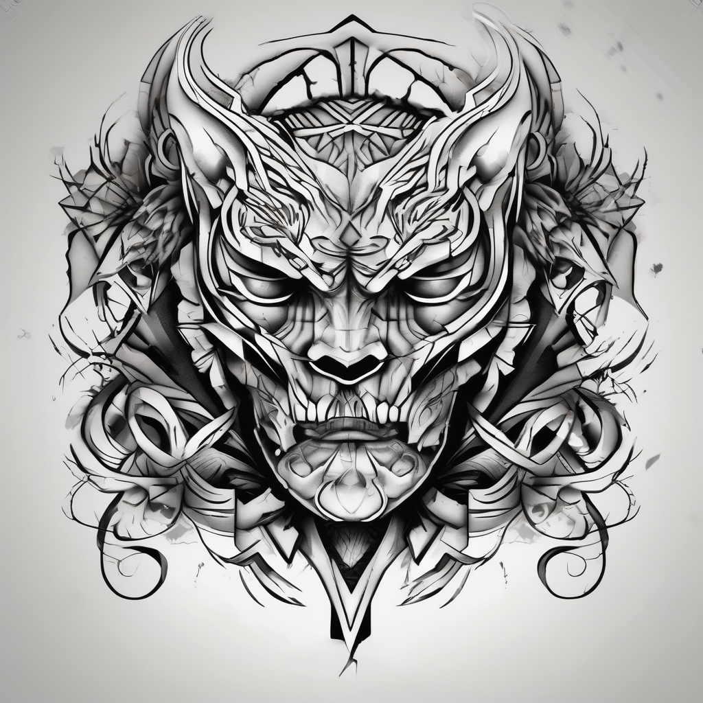 Logo 3ds max carcass-logo, diseño de tatuaje Blanco y negro generado con IA
