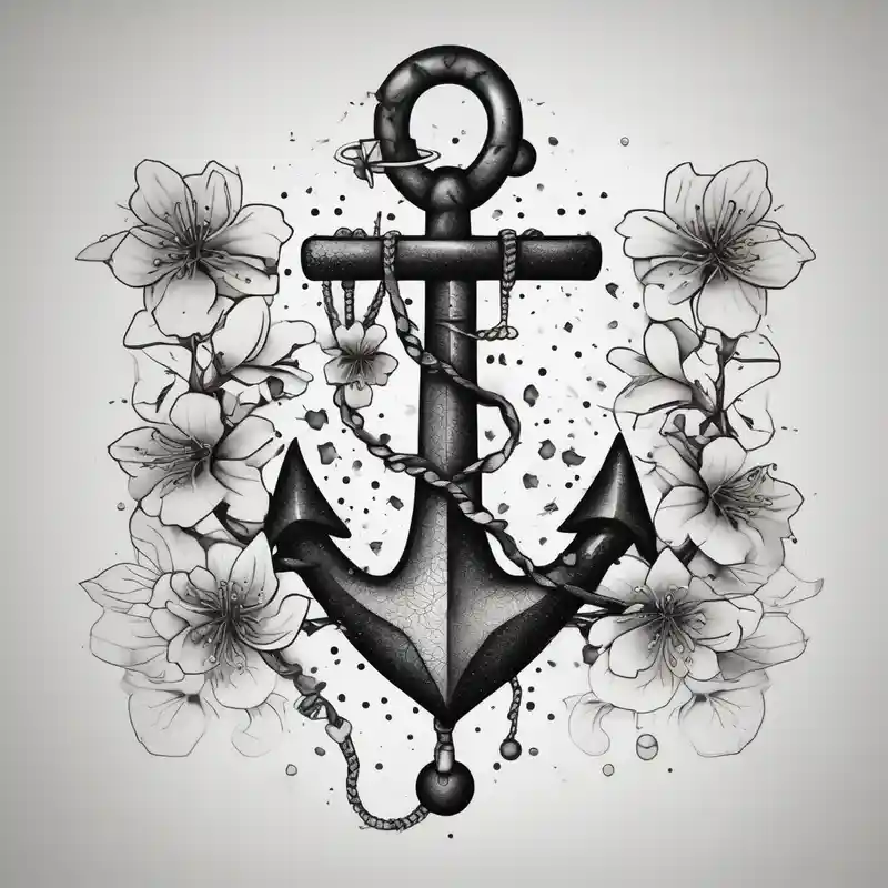 cherry blossom with anchor cherry-blossom