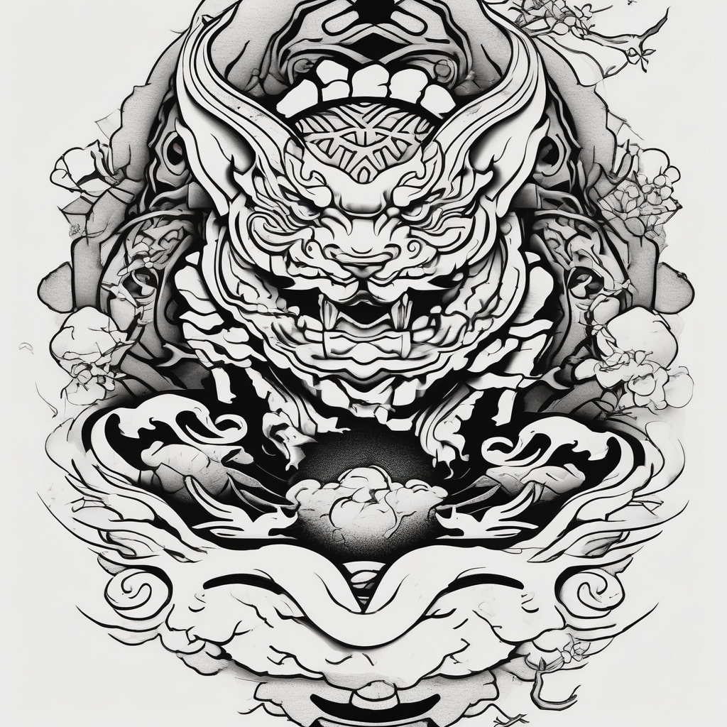 Donna chicano, AI-generated Japanese tattoo design
