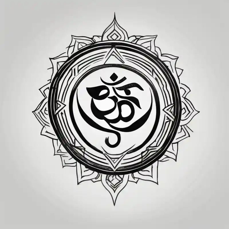 minimalist style Mens Tattoo Ideas in 2025 & free generation about mens throat tattoo with sunrays and om on neck christian-for-men and mens throat tattoo with sunrays and om on neck christian-for-men