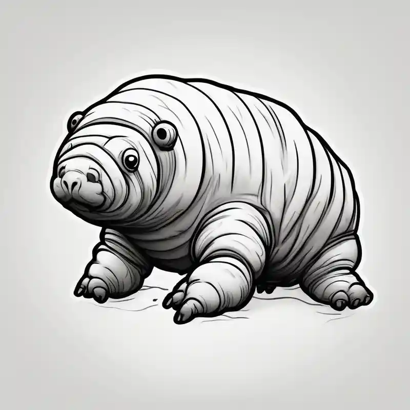 tardigrade, water bear, cute, baby, endurance, resilience, 8 stumpy legs