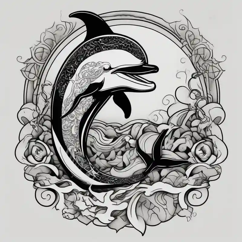 dolphin smoking a cigarette