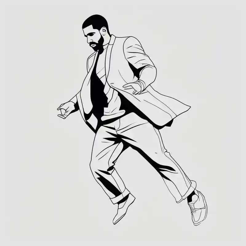 Drake doing a dance