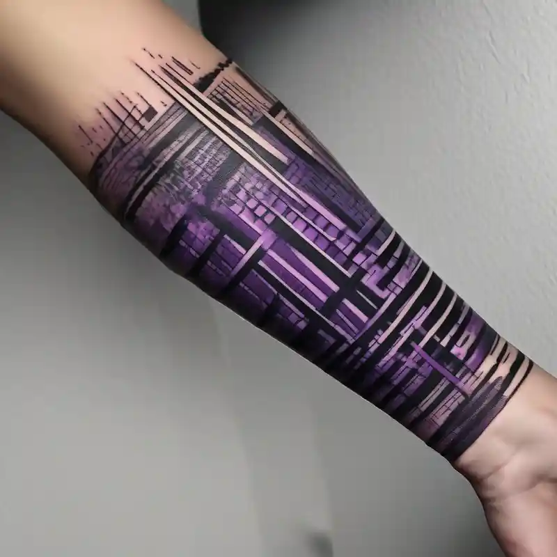 realistic style Tatuajes para Personas Mayores: Una Guía Completa about lines around wrist and abstract