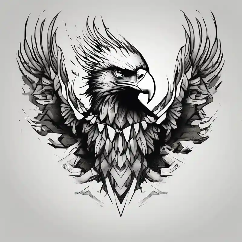 Eagle eyes – Boceto, Blanco y negro