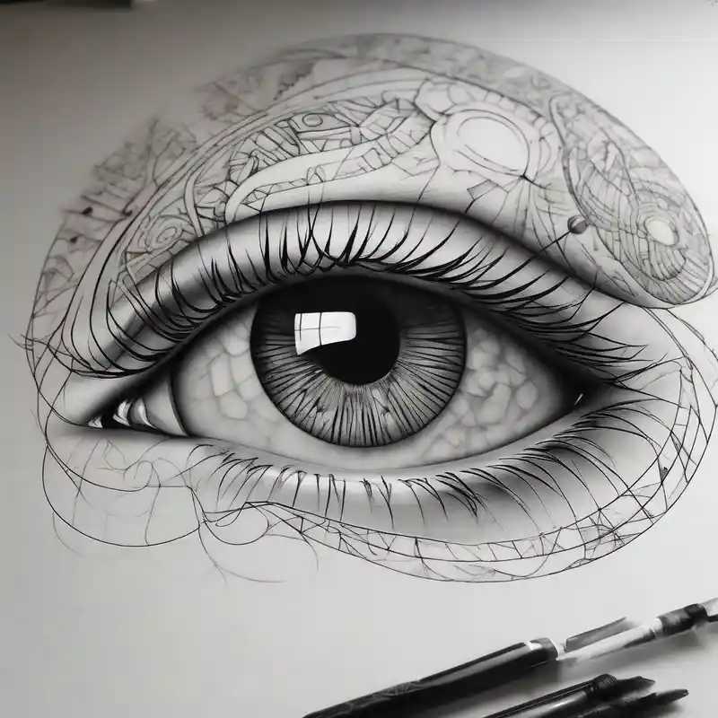 surreal style 2025年の「見ざる、聞かざる、言わざる」タトゥーアイデア about A realistic eye made from the Fibonacci Sequence. Amazing attention of detail can be seen by the fine lines and accurate shading. eyelid-eyes and A realistic eye made from the Fibonacci Sequence. Amazing attention of detail can be seen by the fine lines and accurate shading. eyelid-eyes