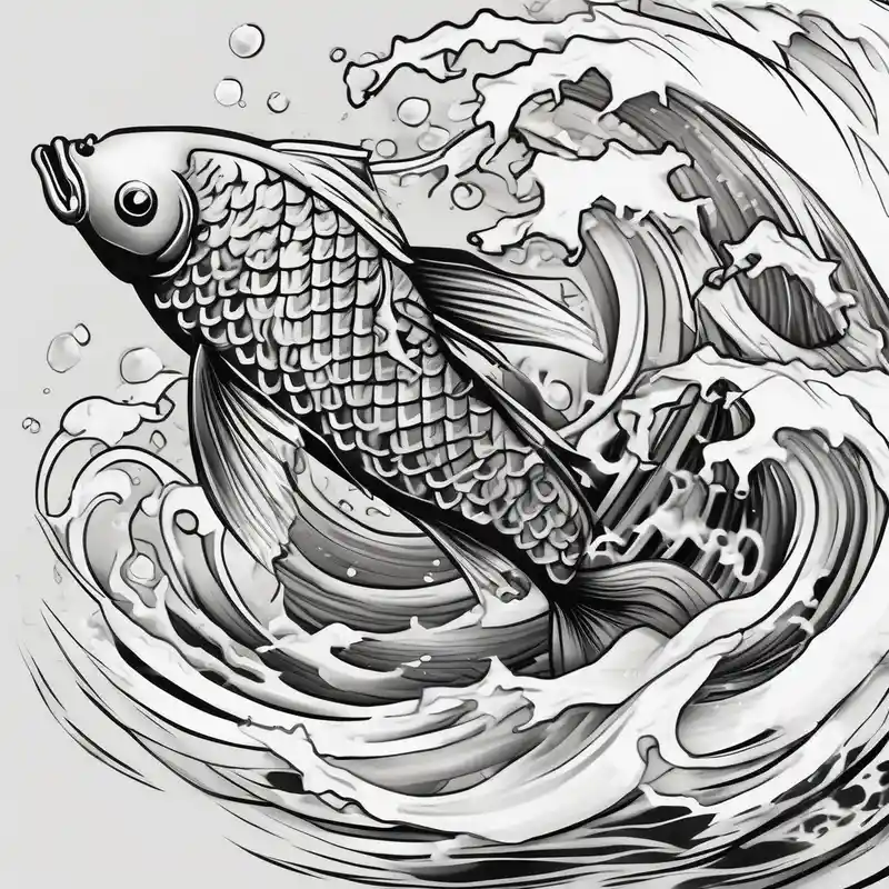 watercolor style Ideas de tatuajes de rosas tradicionales about traditional koi fish swimming upstream through turbulent waves fishing and traditional koi fish swimming upstream through turbulent waves fishing