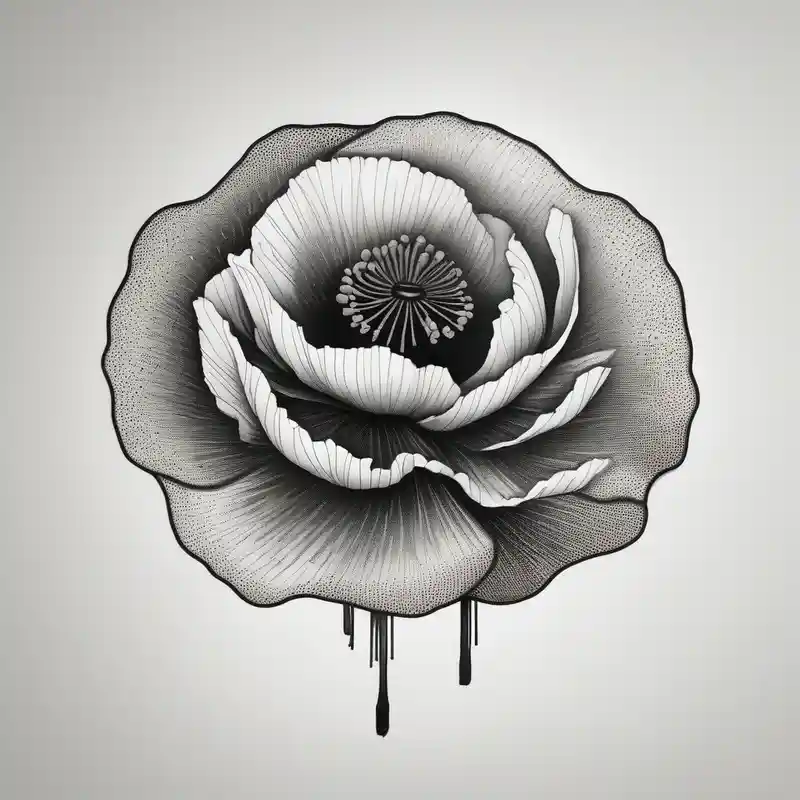 Vietnamese calligraphy saying my dogs name Poppy