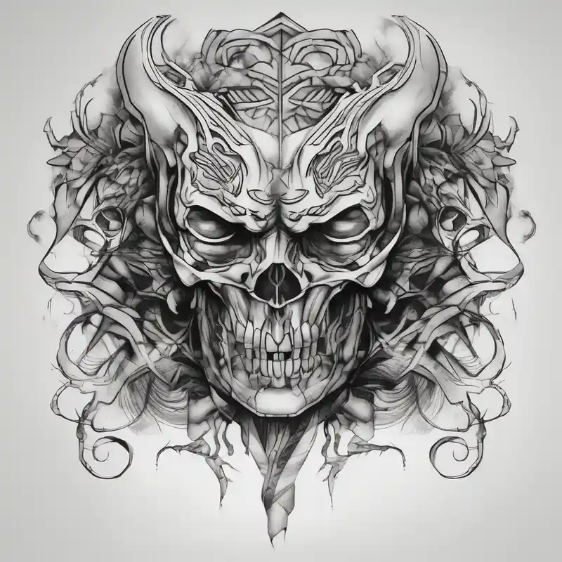 Powerful women tattoo – Realistic, Black and white