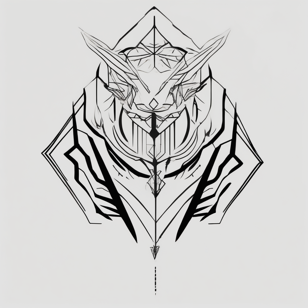 Powerful women tattoo foot-for-women, AI-generated Minimalist tattoo design