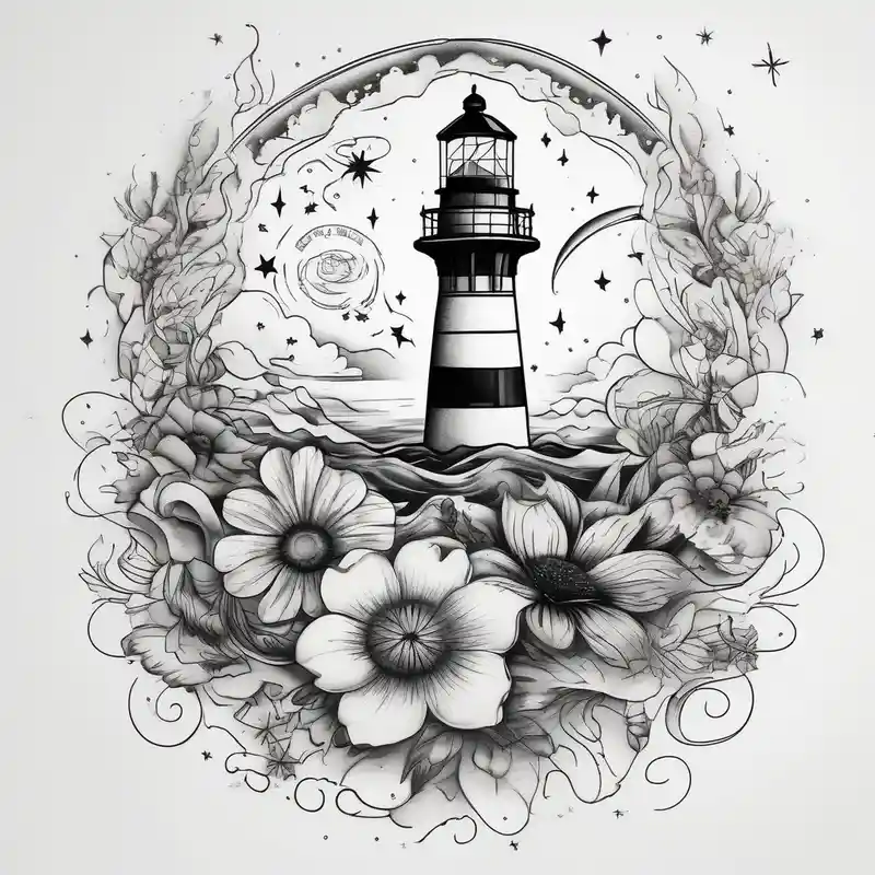 surreal style Ocean Tattoo Ideas in 2025 about Flowers
Galaxy
Ocean
Stars
Lighthouse and Flowers
Galaxy
Ocean
Stars
Lighthouse