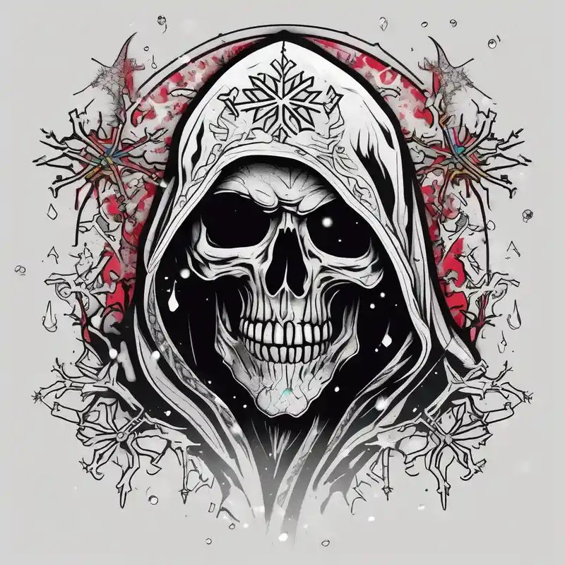 Grim reaper snow flake