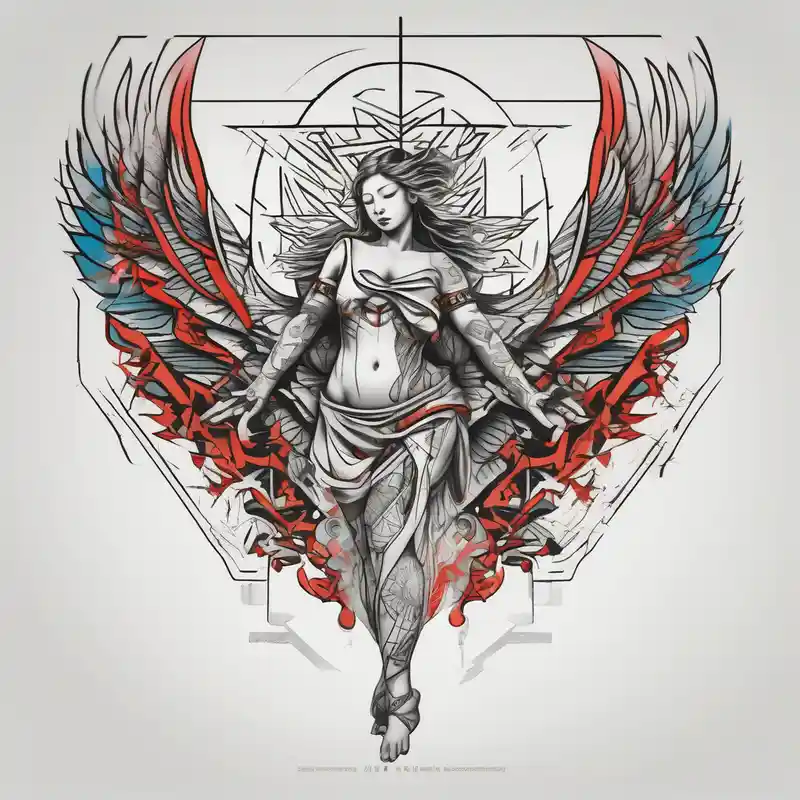 I like tattoos of the falling angel, moreover tattoos related to asiatic culture and Greek mixology. The tattoo is for a men