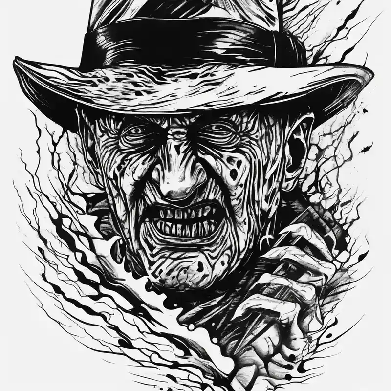 Realistic horror movie Freddy Krueger