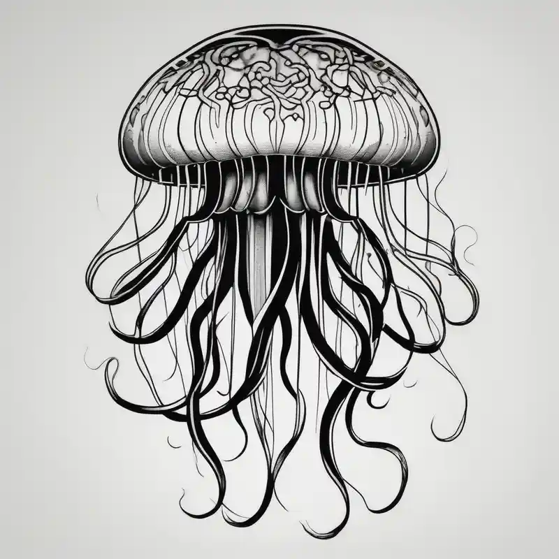 Jellyfish with super long tentacles