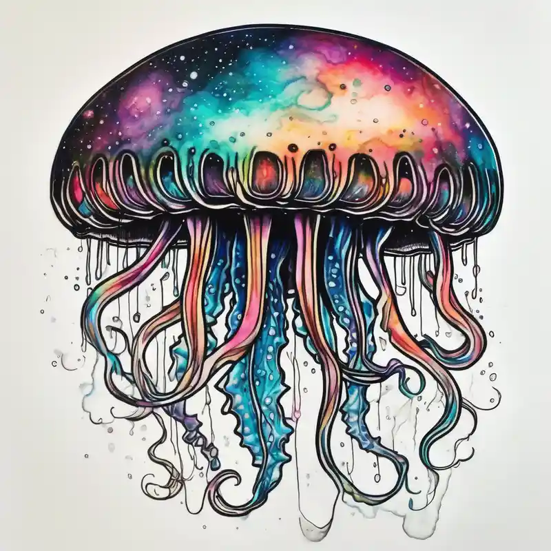 Jellyfish that consumes everything it encounters and send it to the void. It has the milky way in its bell