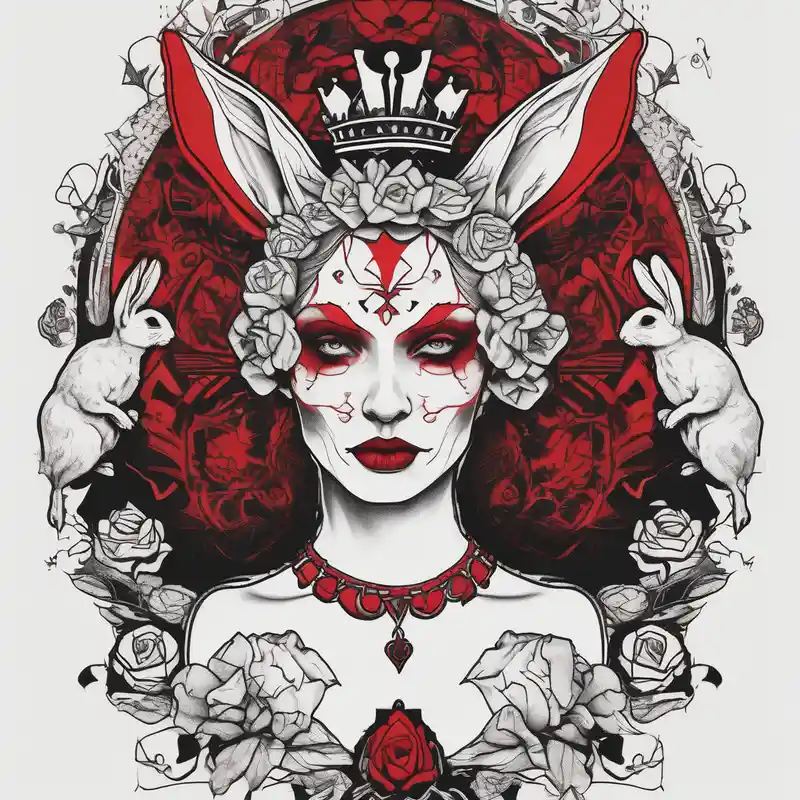 Red queen dead rabbit fairtale