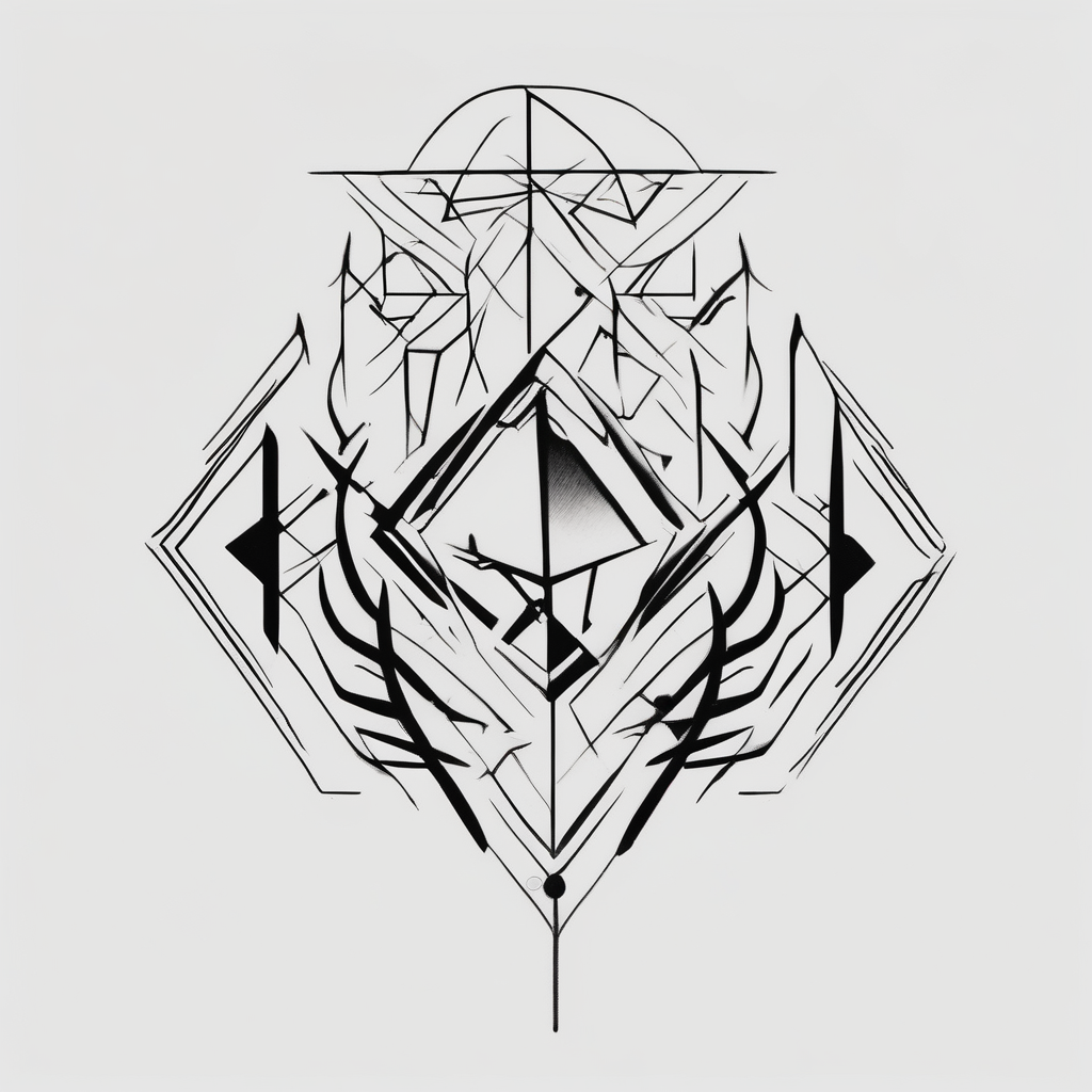 king salisse king-and-queen, diseño de tatuaje Minimalista generado con IA
