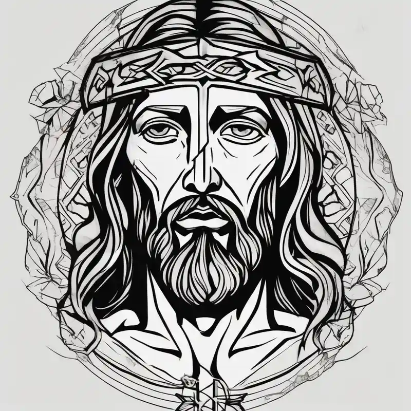 Looking to do a cover up on my ankle and cover my Lower leg. Thinking a Jesus theme tattoo