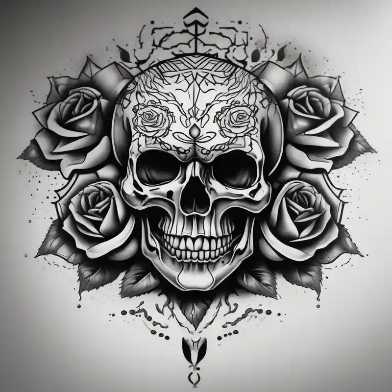 dotwork style Men's Half Sleeve Tattoo Ideas and Designs in 2025 & free generation about Skull and death with roses half
Sleeve male-sleeve and Skull and death with roses half
Sleeve male-sleeve