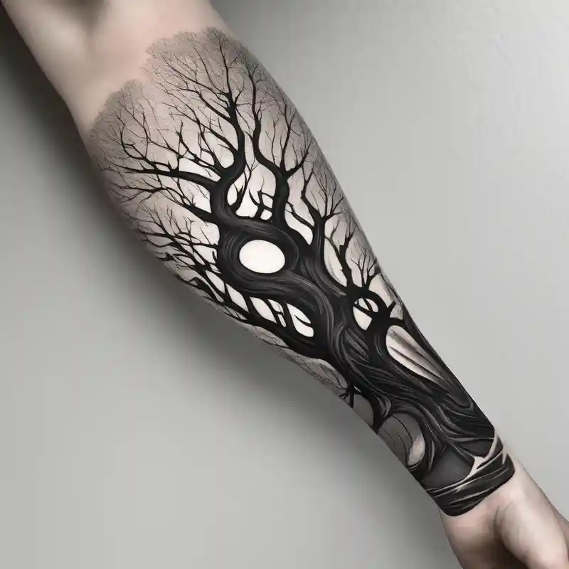 sketch style Star Drawings for Tattoos Ideas in 2025 about Full arm sleeve that starts with trees on the forearm male-sleeve and Full arm sleeve that starts with trees on the forearm male-sleeve