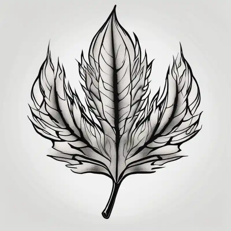 Maple seed – Japonais, Noir et blanc