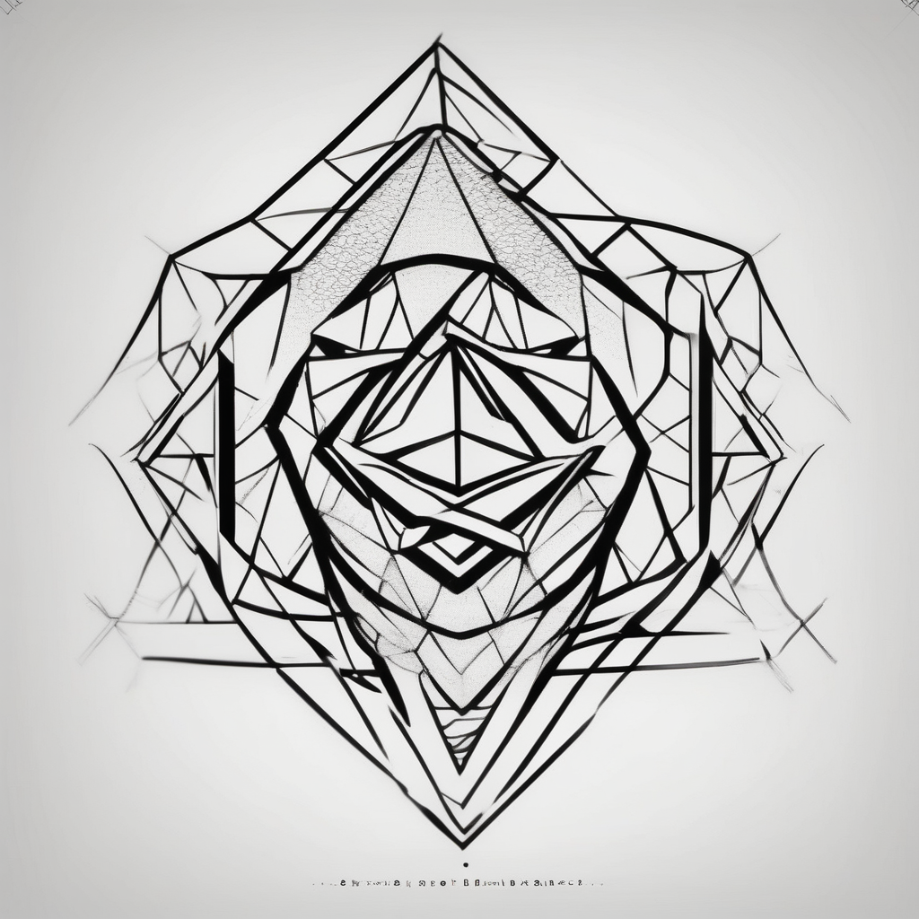 All we have is now Tattoo on hand ideas matching--ideas, diseño de tatuaje Geométrico generado con IA