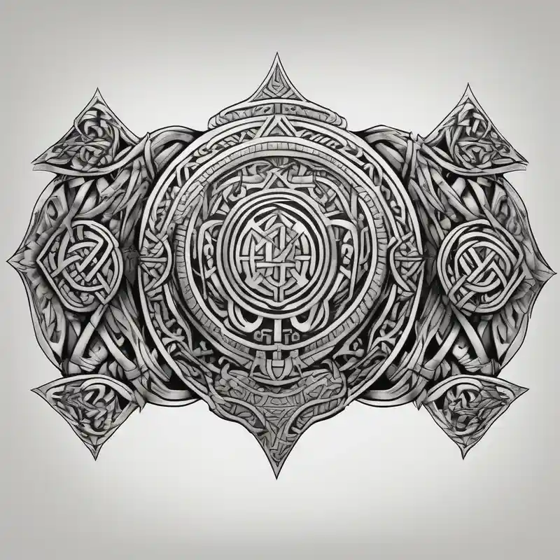 Anglo Saxon Arm bands matching--ideas – Réaliste, Noir et blanc