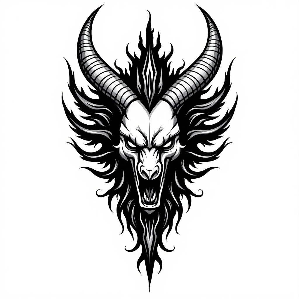 Micro-realism, design de tatouage Blackwork généré par IA