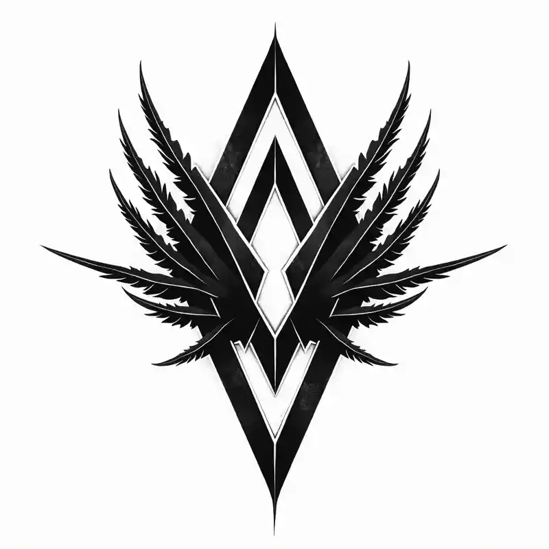 Micro realism concept tattoo – Géométrique, Noir et blanc