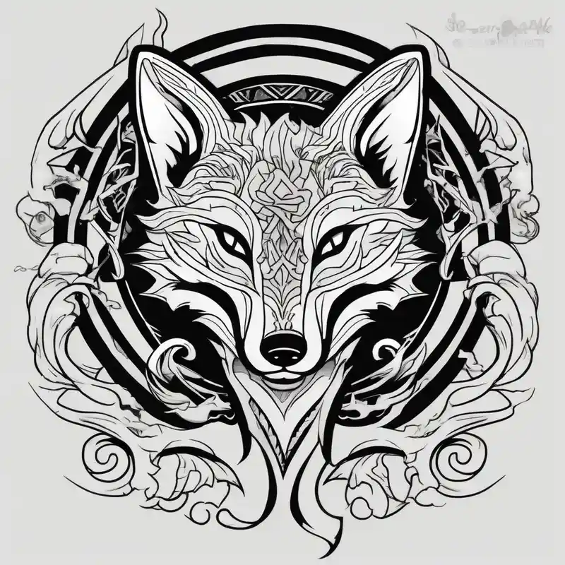 male nine tail fox