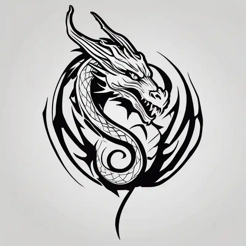 Dragon symbol meaning tattoo design