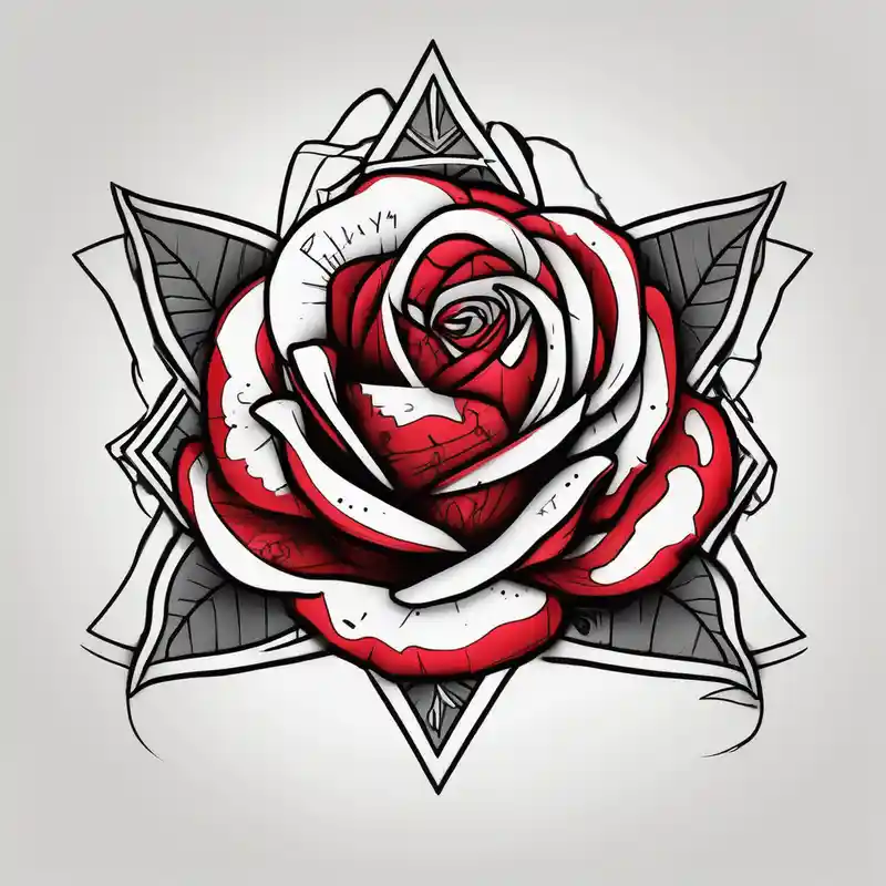 XII•XXX•MCMLXIX underneath a red rose