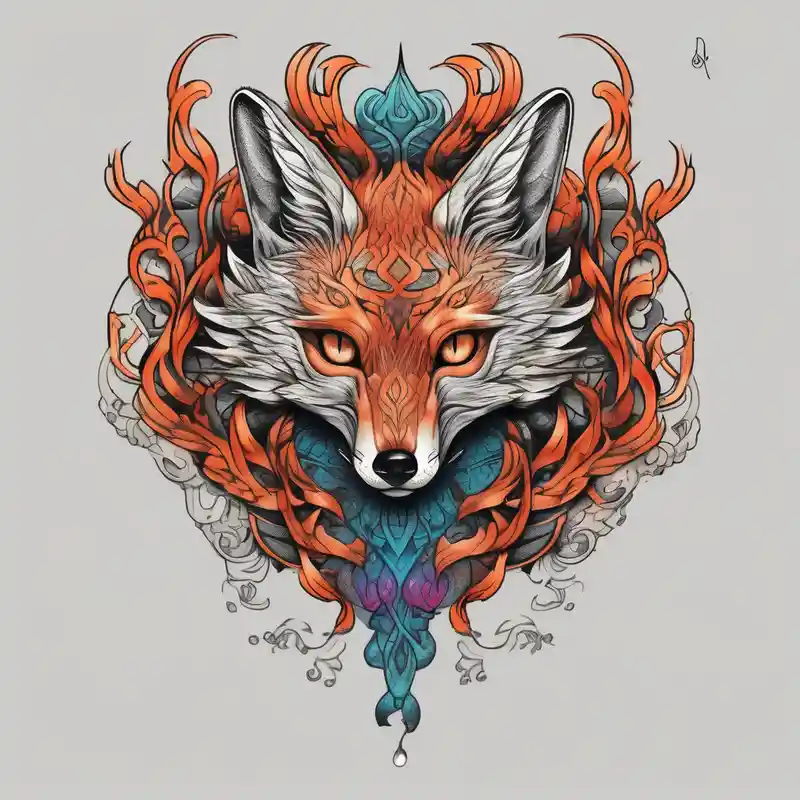 male nine tail fox