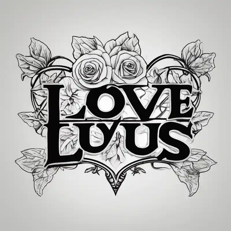love us script – リアリスティック, 白黒