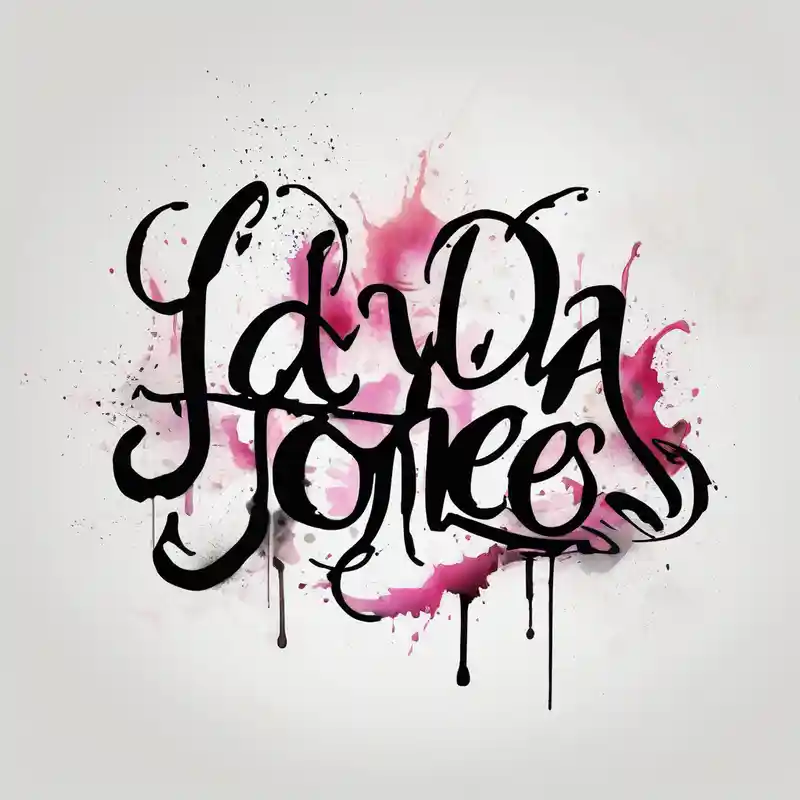 watercolor style Script Tattoo Designs and Styles about Script font
Layla Jones and Script font
Layla Jones