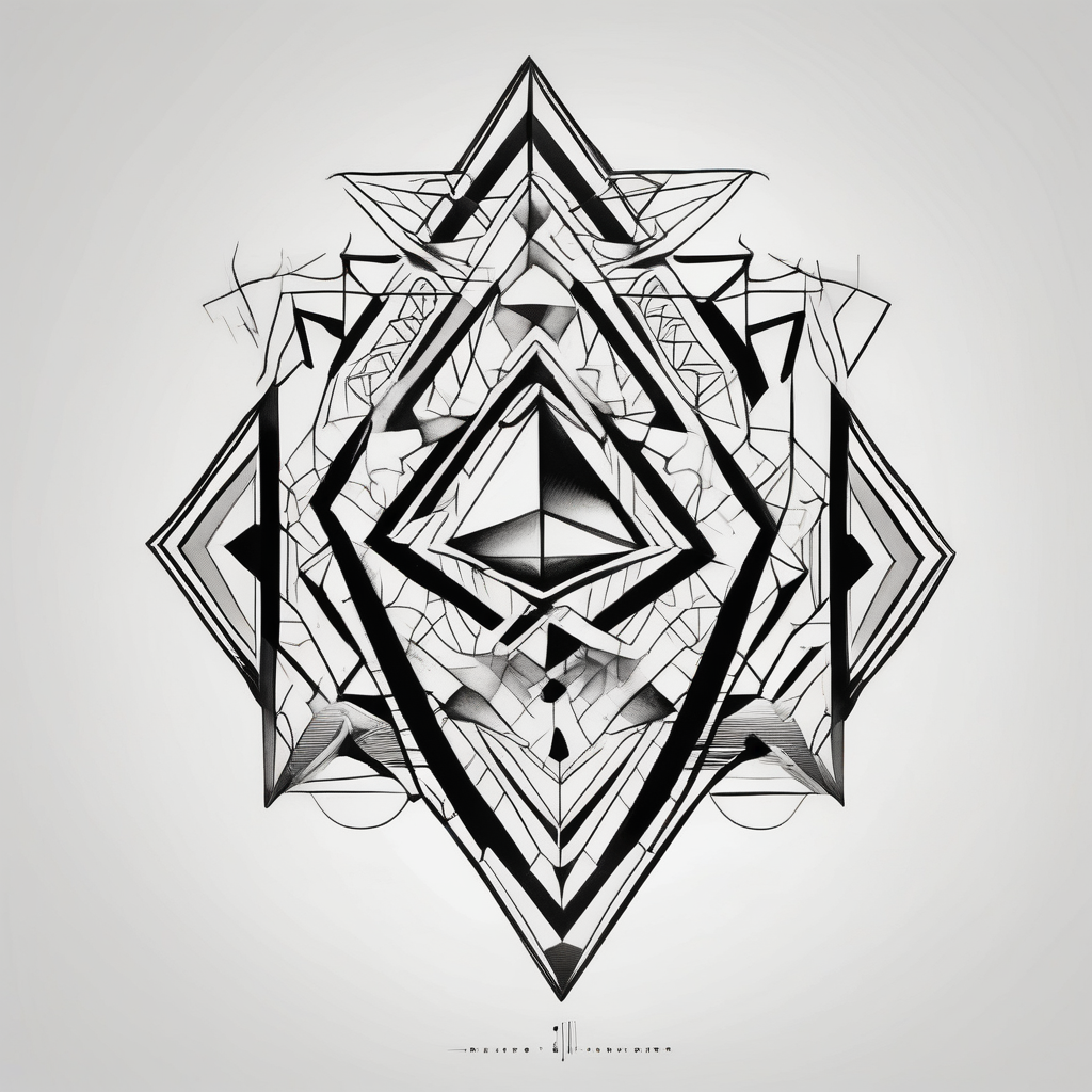 Sexy thigh tattoo sexy-women-and, AI-generated Geometric tattoo design