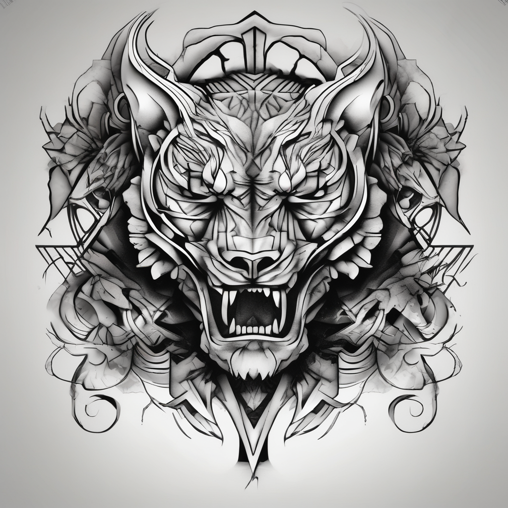 Sexy thigh tattoo sexy-women-and, AI-generated Black and White tattoo design
