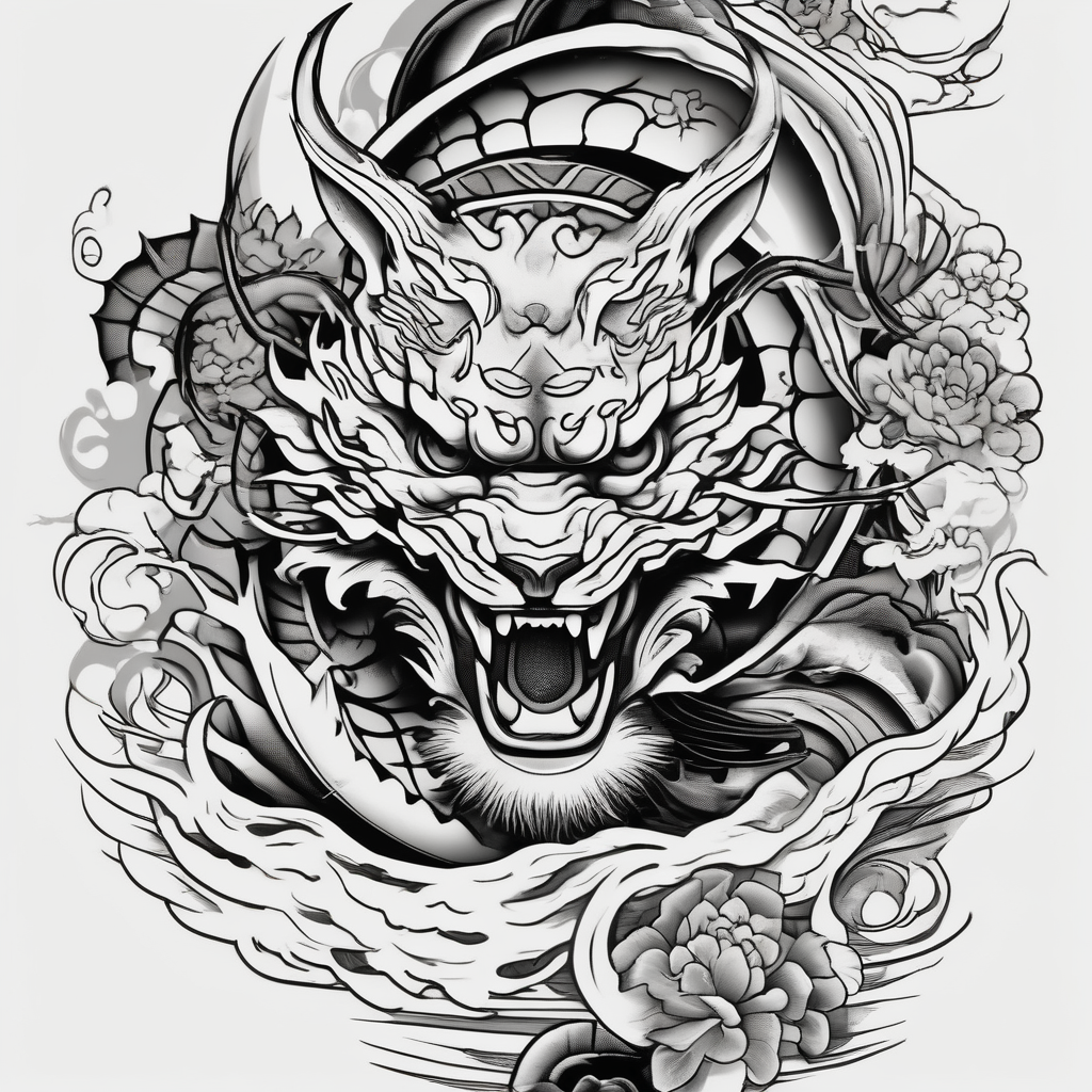 anime simple hand tattoo simple-for-men, diseño de tatuaje Japonés generado con IA