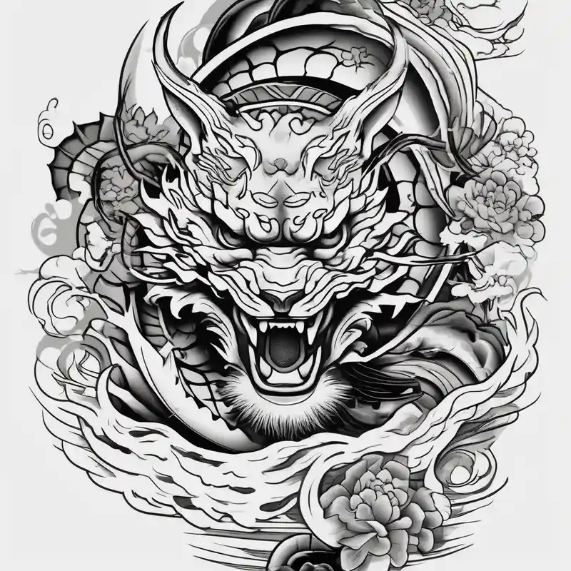 anime simple hand tattoo