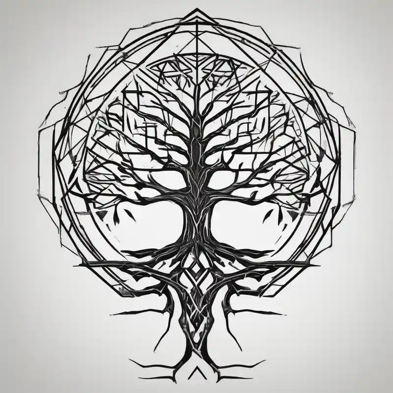 tree with long roots and branches