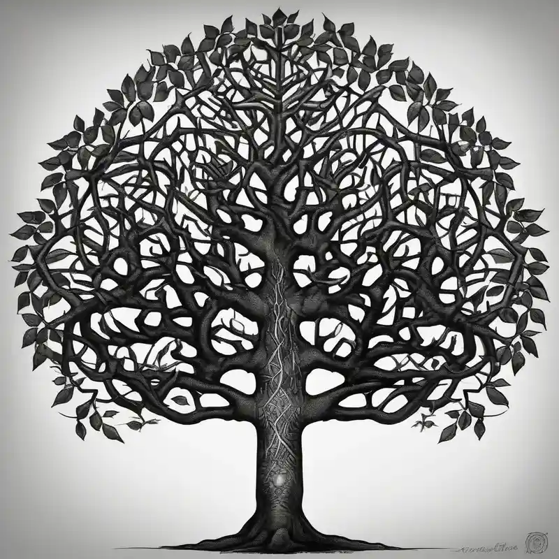 Binary tree with code for arm