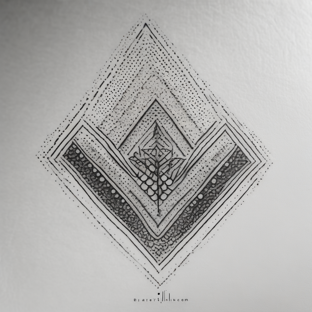 “let them and let me” small dainty fine line small-friendship, diseño de tatuaje Dotwork generado con IA