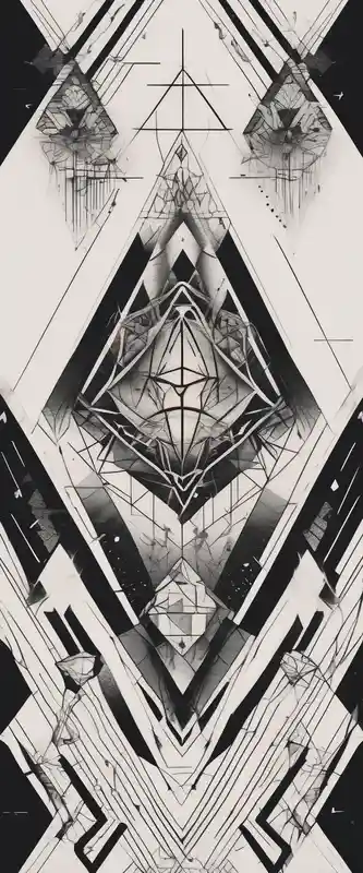 full arm tattoo black work