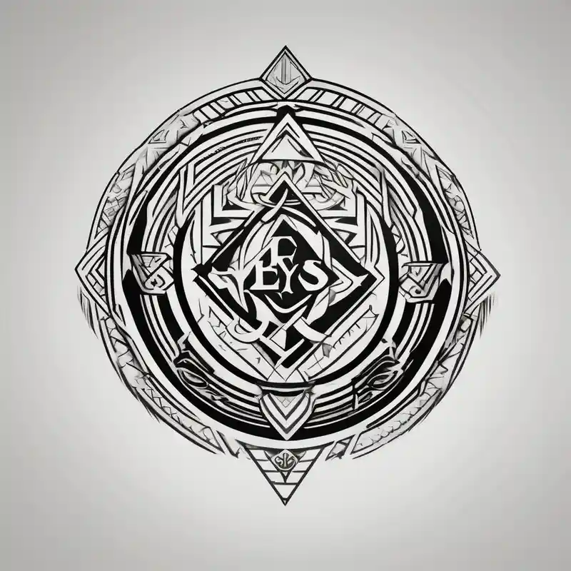 Filipino sun, Filipino Polynesian style, surname Reyes Espina, not vulgar, family crest round shape that looks good on a – Geometric, Vibrant color