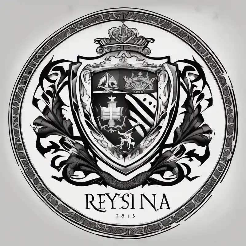 Filipino sun, Filipino Polynesian style, surname Reyes Espina, not vulgar, family crest round shape that looks good on a