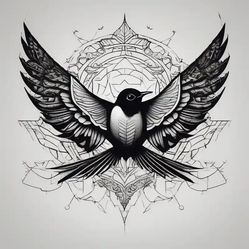 blackwork style 2025年のツバメのタトゥーアイデア about Swallow and Swallow